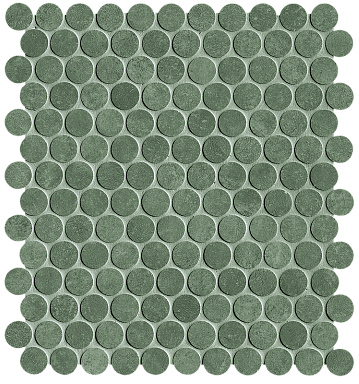 Мозаика FAP Ceramiche fTAS Still Aloe Round Mosaico Matt 29,5x32,5