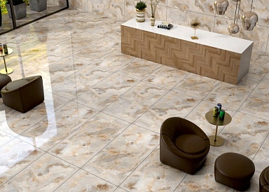Керамогранит Gresant Miami Beige Glossy Endless R 60х120