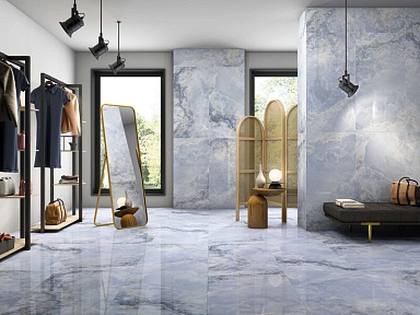 Керамогранит Colortile Onyx Sea Blue Glossy 60x120