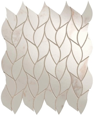 Мозаика FAP Ceramiche fQMP Calacatta Delicato Leaves Mosaico 25.9x30.9
