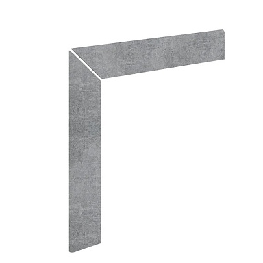 Kerastep Плинтус для кантиковой cтупени Urban 381 Iron R9 596х596х11