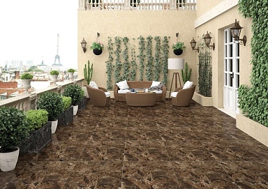 Керамогранит Italica Tiles Imperial Brown Glamour 60х120