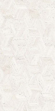 Керамогранит ABK PF60012697 Cube White Nat Ret 3D 60x120