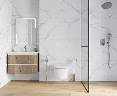 Керамогранит Ceradim Calacatta Splendid Silver Белый Матовый 60х120
