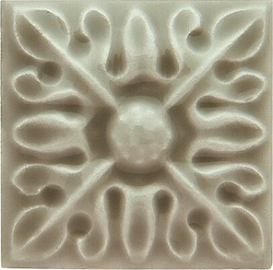 Декоративная вставка Adex ADST4066 Taco Relieve Flor №2 Graystone 3x3