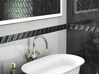 Плитка Kerama Marazzi 7199 Алькала белый панель 20x50