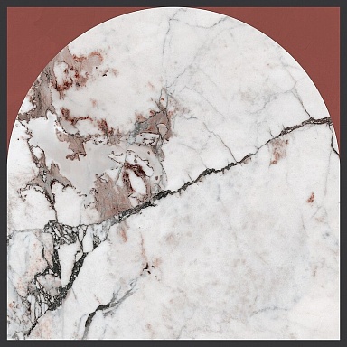 Декор Cedit 764119 Policroma Arco Breccia-Mattone Mat Ret 6mm 120x120