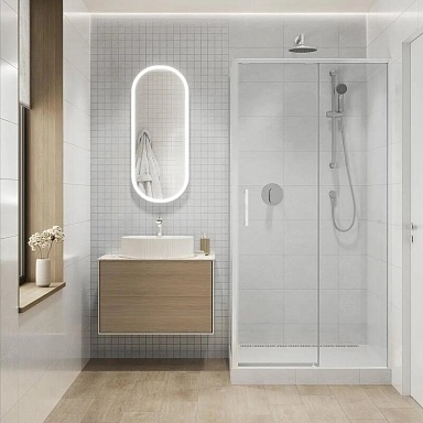 Kerama Marazzi KMD2PTG013BN Декор чипсет Мотиво серый светлый глянцевый 25x40x0,8