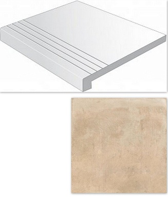 Ступень VIVES Laverton-R Gradone Beige 80x80