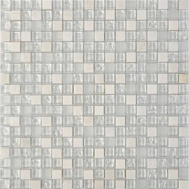 Pixmosaic PIX715 Мозаика из мрамора и стекла 15x15 300х300x8