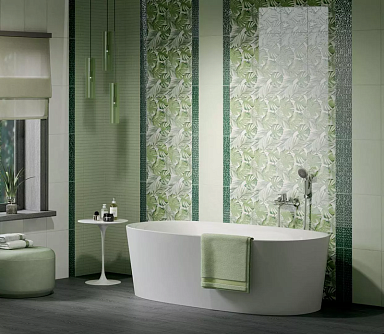 Плитка Kerama Marazzi 6410 Левада зеленый глянцевый 25х40