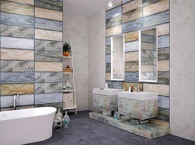 Плитка Eletto Ceramica 506781201 Old Tjikko Mix 25.1х70.9