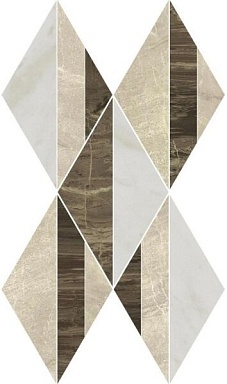 Мозаика Gardenia Orchidea 57692 Caldo Mosaico Rombi 45,1x49,5
