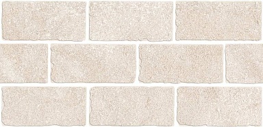 Kerama Marazzi BR022T Бордюр Роверелла бежевый светлый мозаичный 34,5x14,7x0,9