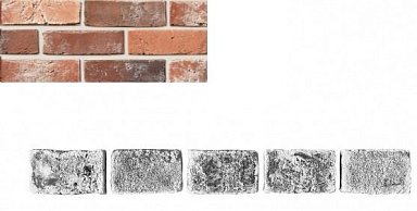 Leonardo Stone Декоративный кирпич Тычок Дижон mix 4 11,5x7x1,4