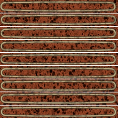 Kerama Marazzi KMD2SOB007BN Декор чипсет Далия оранжевый глянцевый 20x20x0,95