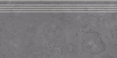 Kerama Marazzi DD205120R/GR Ступень Про Лаймстоун серый темный натуральный обрезной 60х30