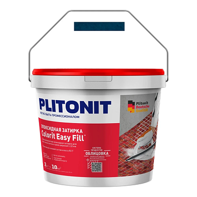 Смеси и затирки Plitonit Colorit Easy Fill Трёхкомпонентная эпоксидная Ультрамариновый 2 кг