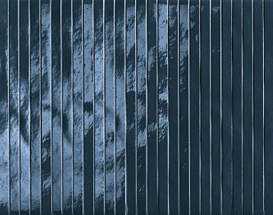 Мозаика FAP Ceramiche fROT Glim Blu Navy Tratti Mosaico Brillante 24x30,5