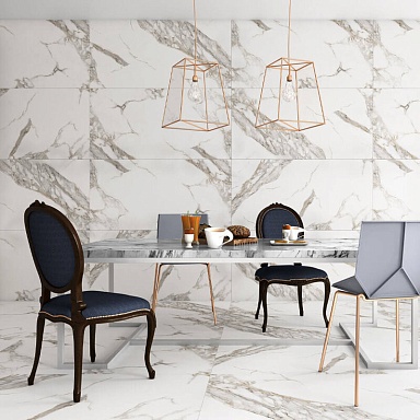 Керамогранит Goldis Tile F2A A0ZS 000C Carrera White Matt Rect 60x120