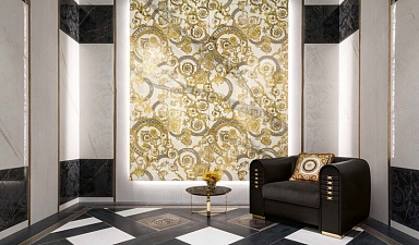 Керамогранит Versace 67587 Rosa Ven Luxr 60x120
