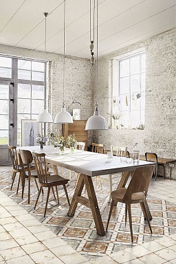 Керамогранит Nanda Tiles Loft Floor Ohio White Satin 20х20