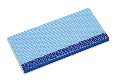 Serapool 21271 Petit Carre Противоскользящая плитка с буртиком с сетчатой поверхностью Cobalt-Light Blue 12x24,5