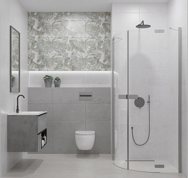 Плитка Azori Fortezza Grey 8,5 мм 31.5x63