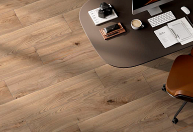 Керамогранит Vitra K948124R0001VTEB LucidWood Темно-серый Матовый R10A 9мм 20x120