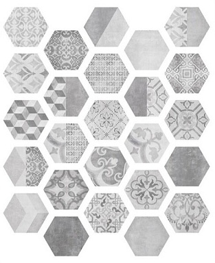 Керамогранит ITT Ceramic Nuuk Hexa 23,2x26,7