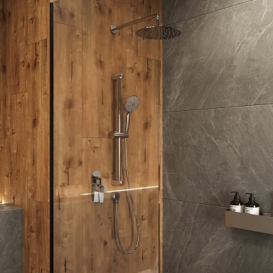 Керамогранит Cersanit 17428 Cambio темно-серый ректификат 60x120