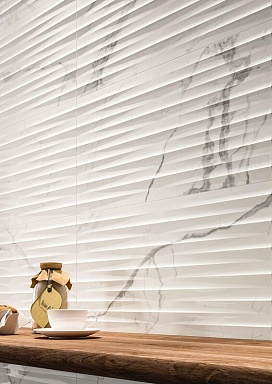 Плитка Marazzi Italy MNYS Elegance Statuario Struttura Move 3D 30x60