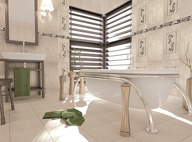 Плитка Polcolorit Trevi Beige J 25X50