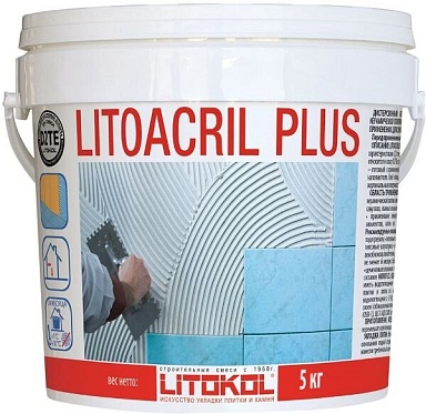 Клей LITOKOL Клей на основе смол LITOACRIL PLUS 5 кг