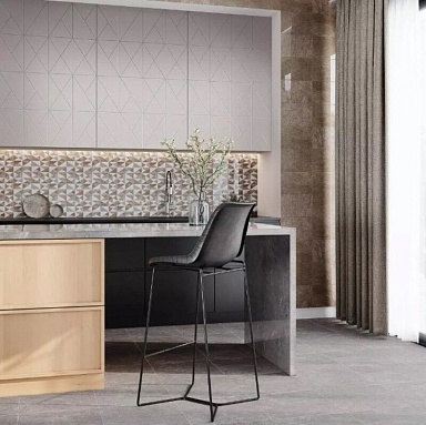 Плинтус Kerama Marazzi FMD042 Каприччо серый глянцевый 20x10