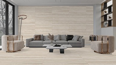Керамогранит Duna Travertine Cross Cut Beige 4D 60x120