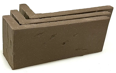 Клинкерная плитка Terramatic Moon Brown угловая АК 2409 (Y) 185x60x71x14