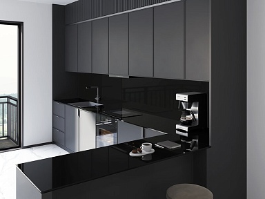 Керамогранит Staro Dark Grey Polished 240x80