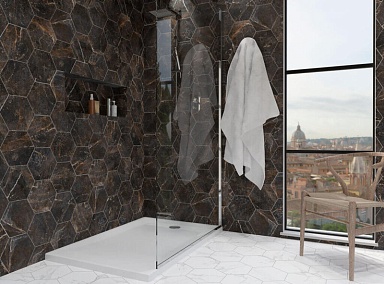 Керамогранит Azulejos El Mijares Kenia 22 Negro 22,5х22,5