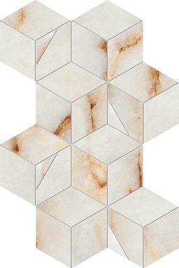 Мозаика Atlas Concorde Italy AYLP Marvel Diva Ice Crystal Mosaico Hex Lapp 40,3х23,3