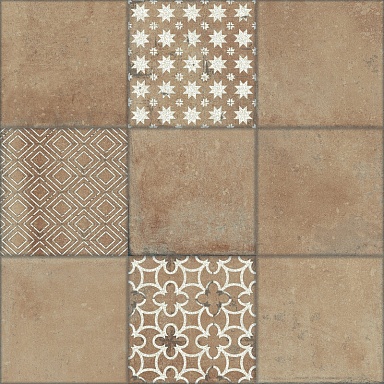 Керамогранит La Platera Kube Quinta Cotto-Carrara 45x45