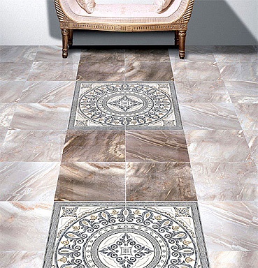 Плитка Absolut Keramika LEGEND MARRON 45*45