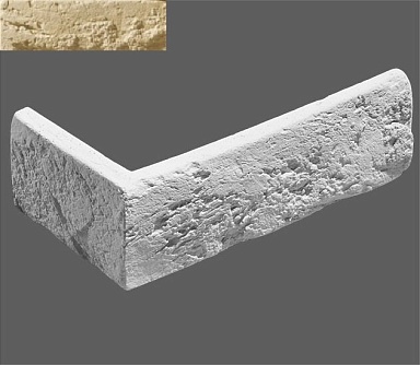 Искусственный камень Leonardo Stone Угловой элемент Лион 050 19/9x6,5x1,3