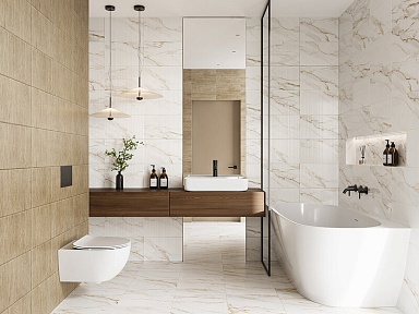 Керамогранит Gracia Ceramica Капелла белый КГ 01 v2 400х400х7