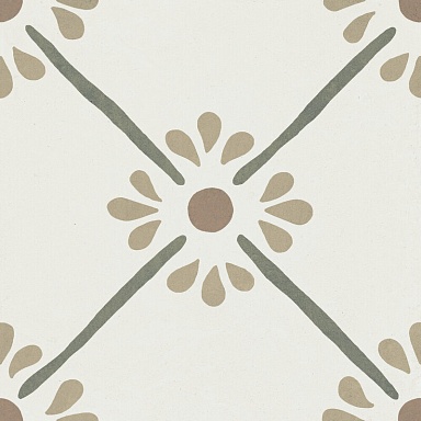 Керамогранит Harmony 37788 Provenza Green Flower/22,3 22,3x22,3