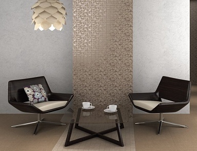 Декор Kerama Marazzi DP168/006 Фьорд серый 30x30