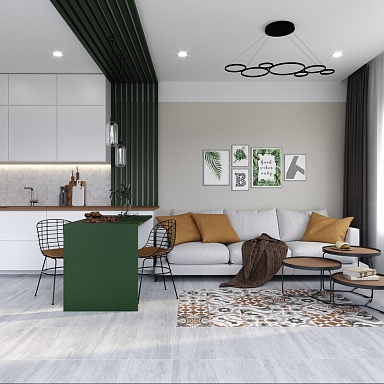 Cersanit WS6O096 Мозаика Woodhouse серый 30x30
