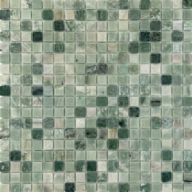 Мозаика Orro Mosaic Green Jade Tum 15x15x4 305x305