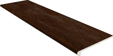 Ступень Gres de Aragon 970183 Peldano Redondeado Urban Caoba Liso 119.7x33