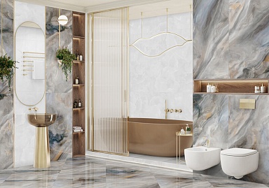 Керамогранит LCM 6060ILN18HG Illusion Smoky 600x600x8